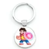 Cartoon TV Series Steven Universe Characters Collection Pumpkin Lion Lapis Lazuli Gems Garnet Pearl Keychain keyring 1 - Steven Universe Store