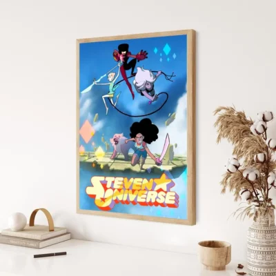 Steven Universe Classic Anime Poster Fancy Wall Sticker for Living Room Bar Decoration Decor Art Wall 5 - Steven Universe Store