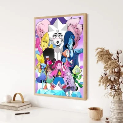 Steven Universe Classic Anime Poster Fancy Wall Sticker for Living Room Bar Decoration Decor Art Wall 8 - Steven Universe Store