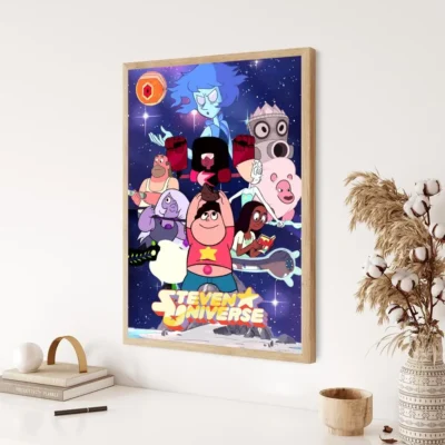 Steven Universe Classic Anime Poster Fancy Wall Sticker for Living Room Bar Decoration Decor Art Wall 9 - Steven Universe Store