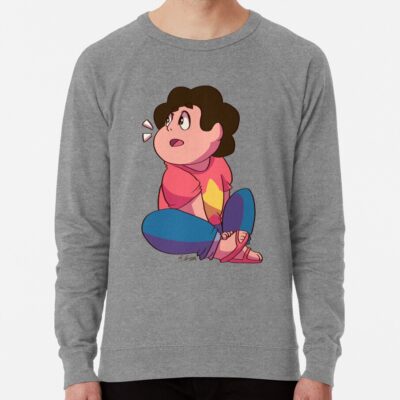 ssrcolightweight sweatshirtmensheather grey lightweight raglan sweatshirtfrontsquare productx1000 bgf8f8f8 8 - Steven Universe Store